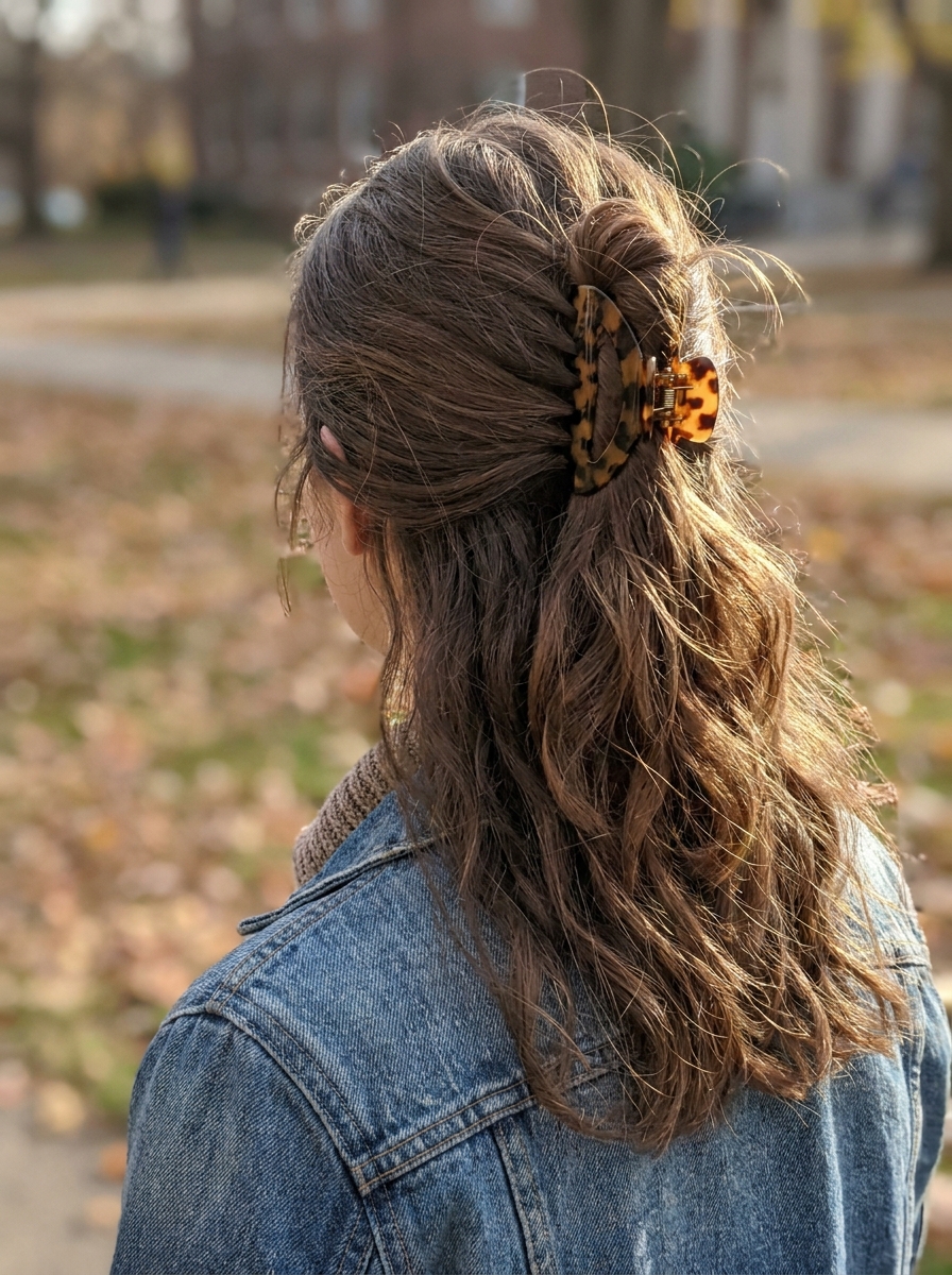 Claw Clip French Twist als Back to School Hairstyles Inspiration 2026